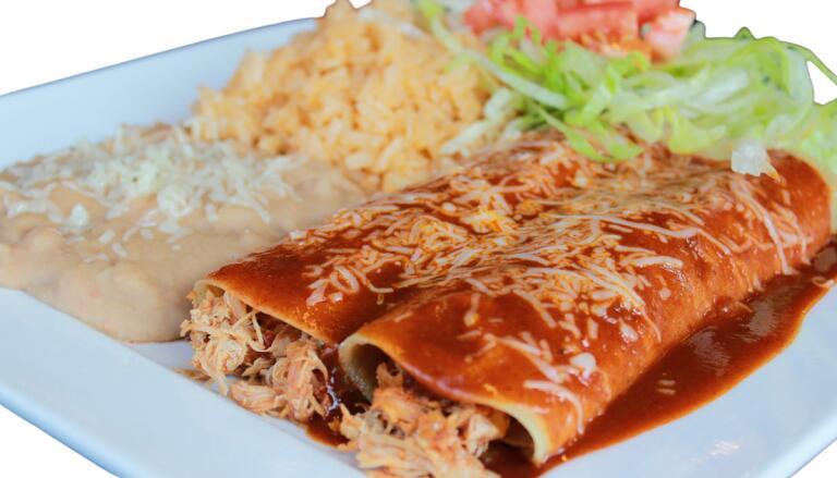Enchiladas Rojas Combo